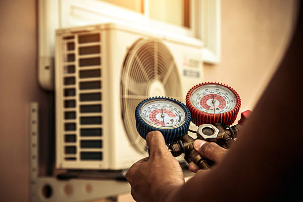Professional Ductwork Repair technician working in Westminster, TX